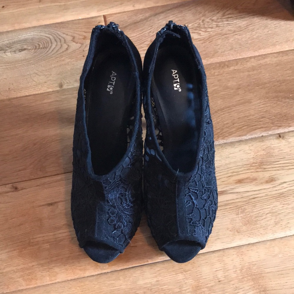 Black high heels